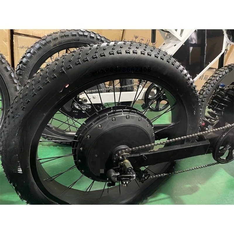 Qs273 Hub Motor 8000W 72V - 26インチ4.0ファットタイヤQS273モーター72v 8000wハブモーター電動バイク変換キット
