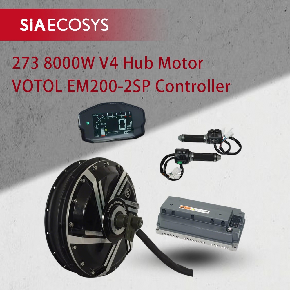 Qs273 Hub Motor 8000W 72V - QSMOTOR QS273 8000W 強力高速スポークハブモーター V4 72V