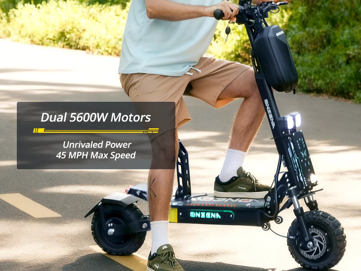 GT7 大人用電動スクーター。最大出力5600W、60V27 - 60V 5600W Dual Motor Electric Scooter のレビューと価格
