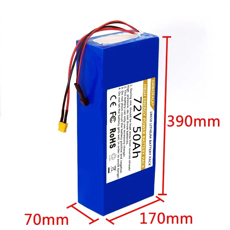 72V 18650 バッテリーパック 50Ah 高出力 40 - 60V 30Ah Electric Scooter Battery のレビューと価格
