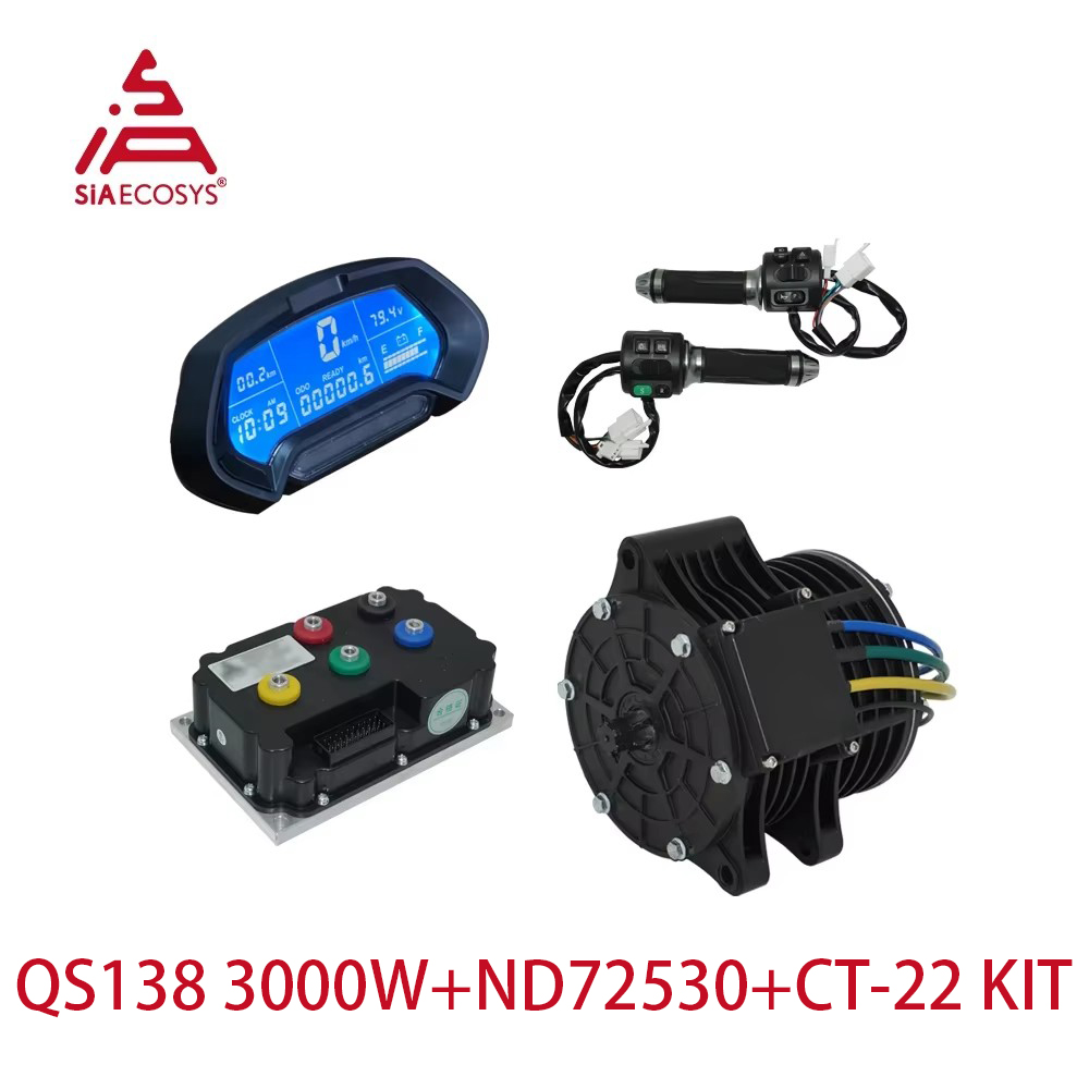 QS138 70H 3000Wミッドドライブモーターキット  - Mid Drive Motor Kit 72V 3000W のレビューと価格