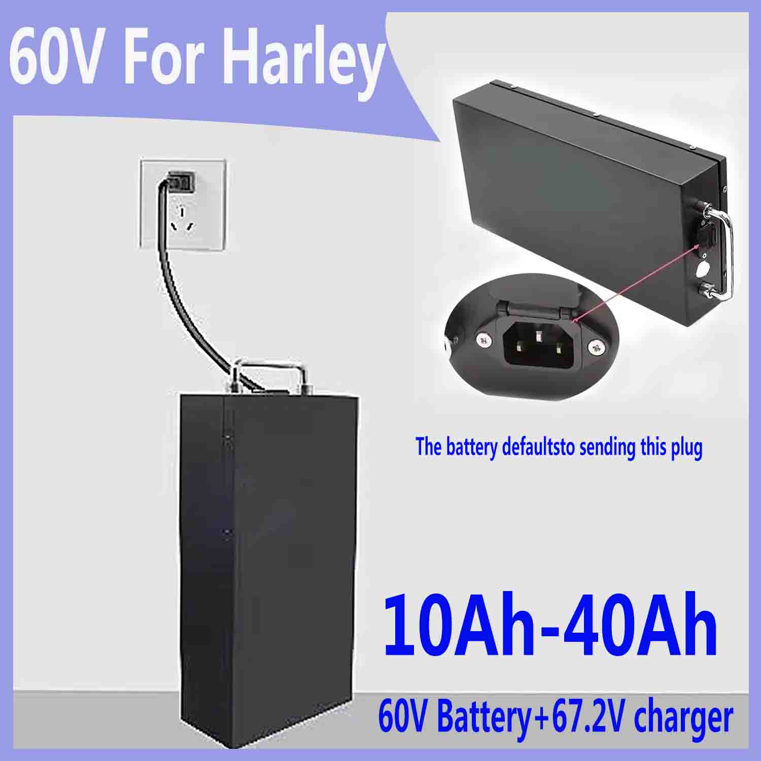 ハーレーバッテリー用 60V 20AH -40AH リチウム - 60V 30Ah Electric Scooter Battery のレビューと価格